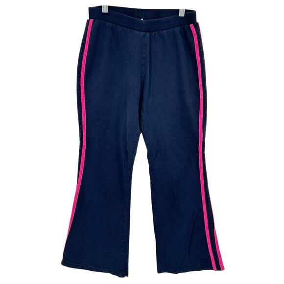 VTG y2k Women's Blue Pink Bobby Jack Style 'Perfection' Wide Leg Sweatpants Sz S - Picture 7 of 9